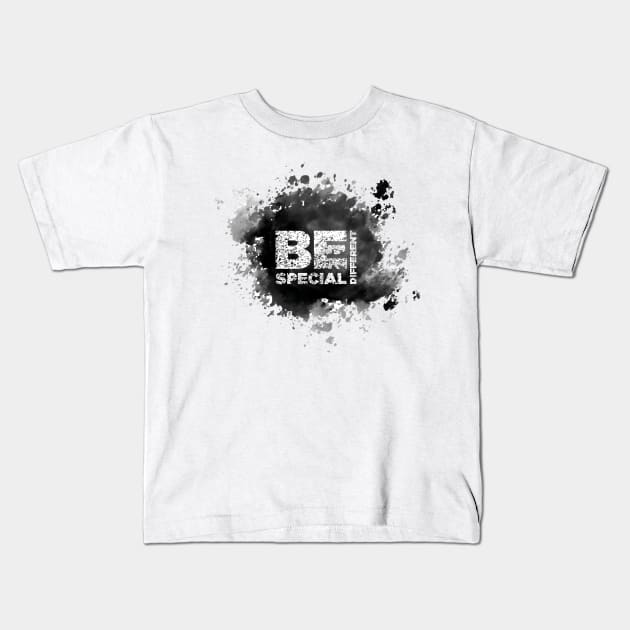 Be special, be different Kids T-Shirt by Lionti_design